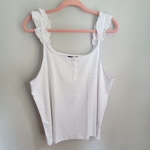 J. Crew NWT Scrunchie Top Henley Tank Top BQ892